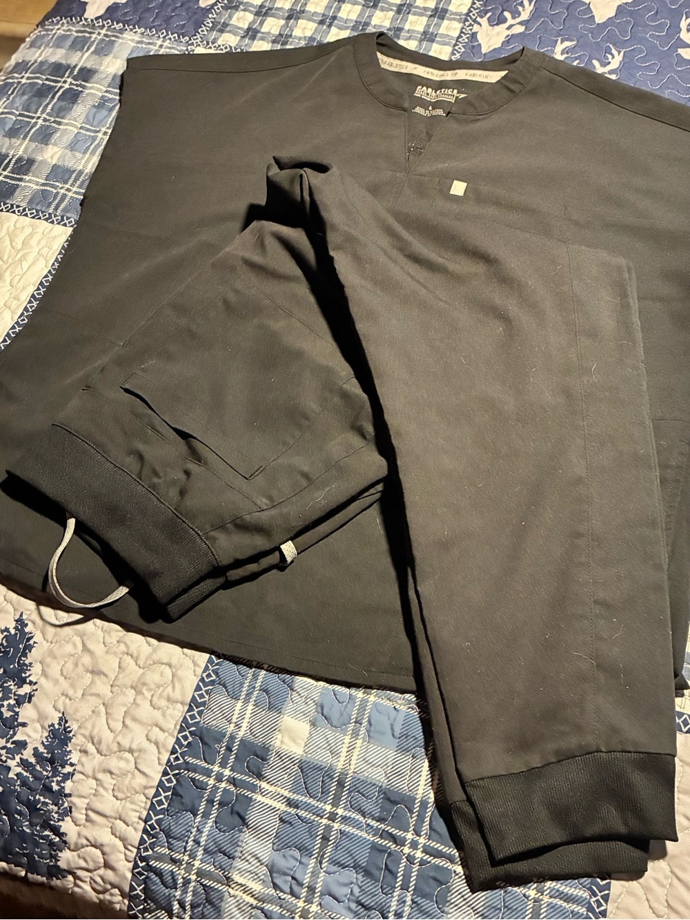 Fabletics Black scrubs